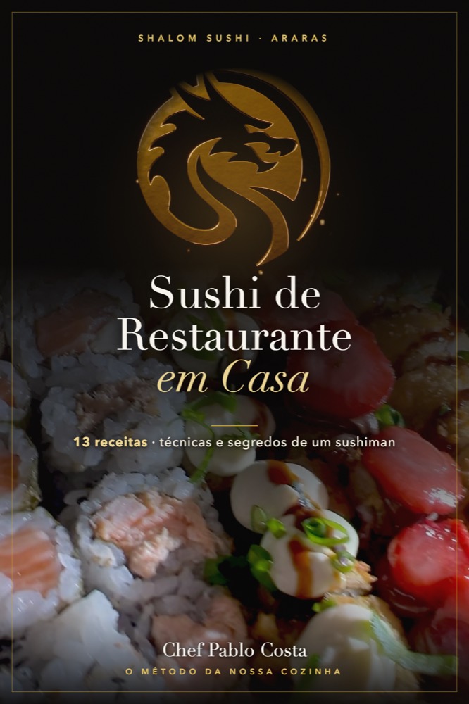 Capa do ebook Sushi de Restaurante em Casa