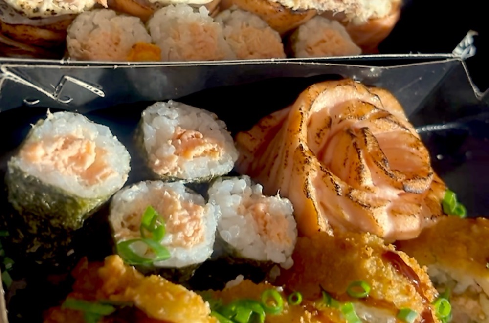 Salmão maçaricado